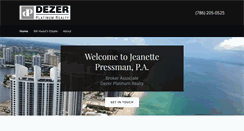 Desktop Screenshot of jeanettepressman.com